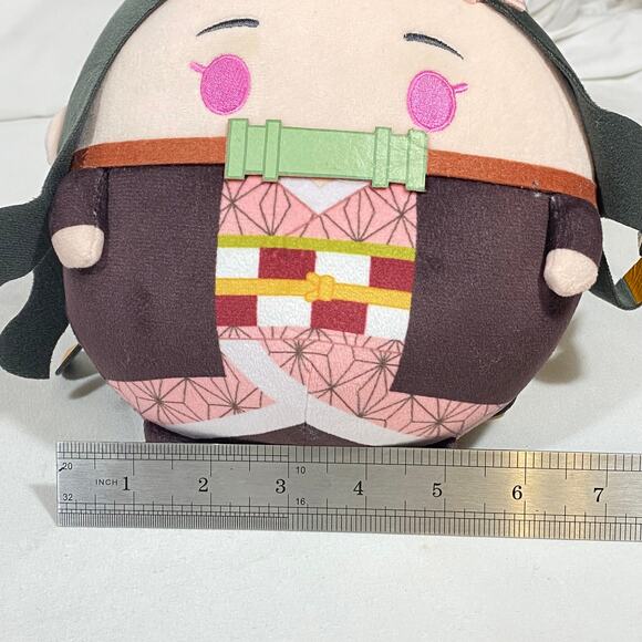 Demon Slayer Shinobu Kocho Nezuko Kamado Tanjiro Kamado Round Plush Dolls Lot 7" - Picture 8 of 12